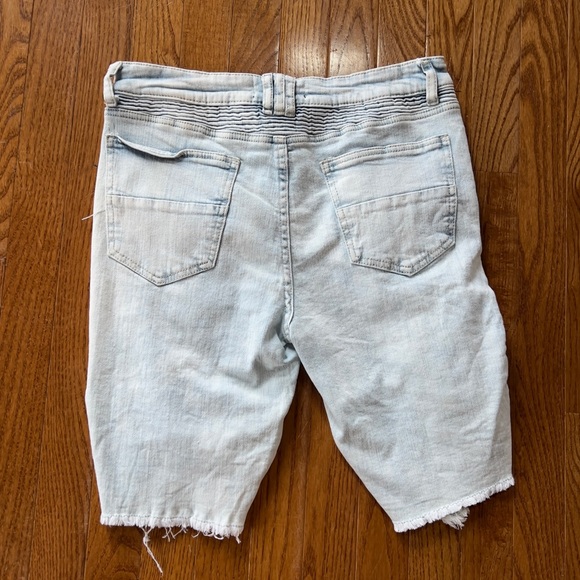 NEW Men’s Acid Washed Jean Shorts - Picture 5 of 6